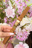 Suede perfect fit adjustable belt - Cognac