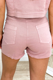 Musthave denim skort - Oud roze