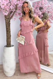 Endless summer maxi dress - Oud roze