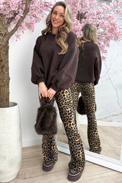 Cozy crush sweater - Bruin