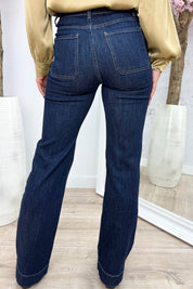 Cable flaired jeans - Jeans blue