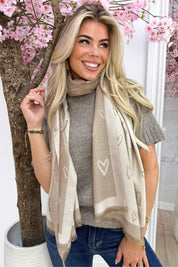 Sparkle season sjaal - Beige