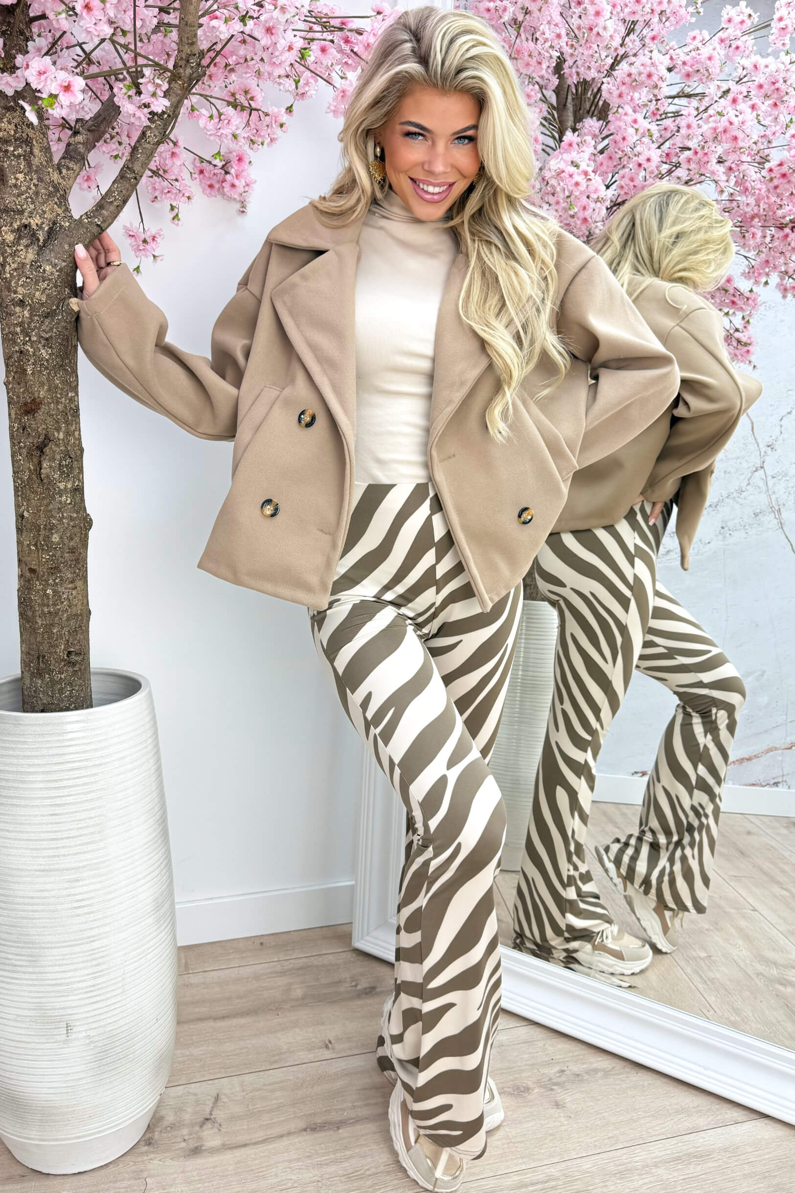Ready for fall vilt trenchcoat - Dk. beige