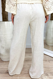 Linnen pants - Beige