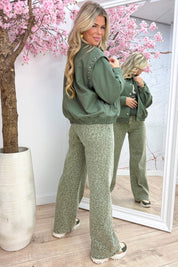 Cool vibes studded jacket - Army
