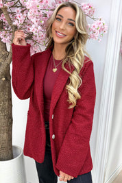 Teddy blazer - Bordeaux