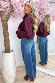 Ready set tie jacket - Bordeaux