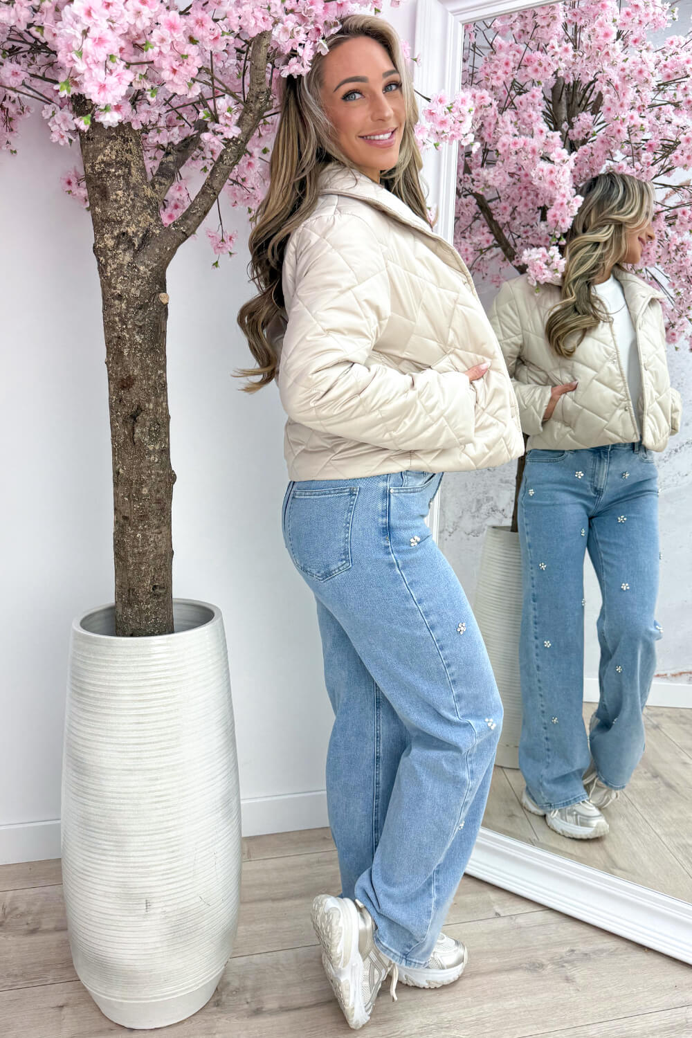 Perfect puffer jacket - Beige