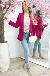 Classy blazer - Fuchsia