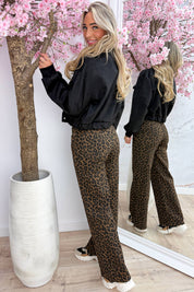 Suede look bomber - Zwart