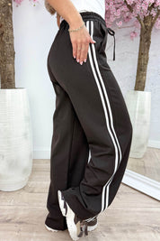 Comfy stripes pants - Bruin