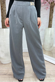 Gold detail pantalon - Lt. grijs