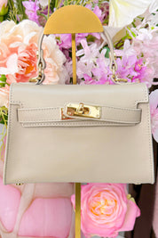 Inspired bag (Echt leer!) - Taupe