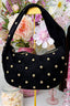 Sac clouté en suède - Noir