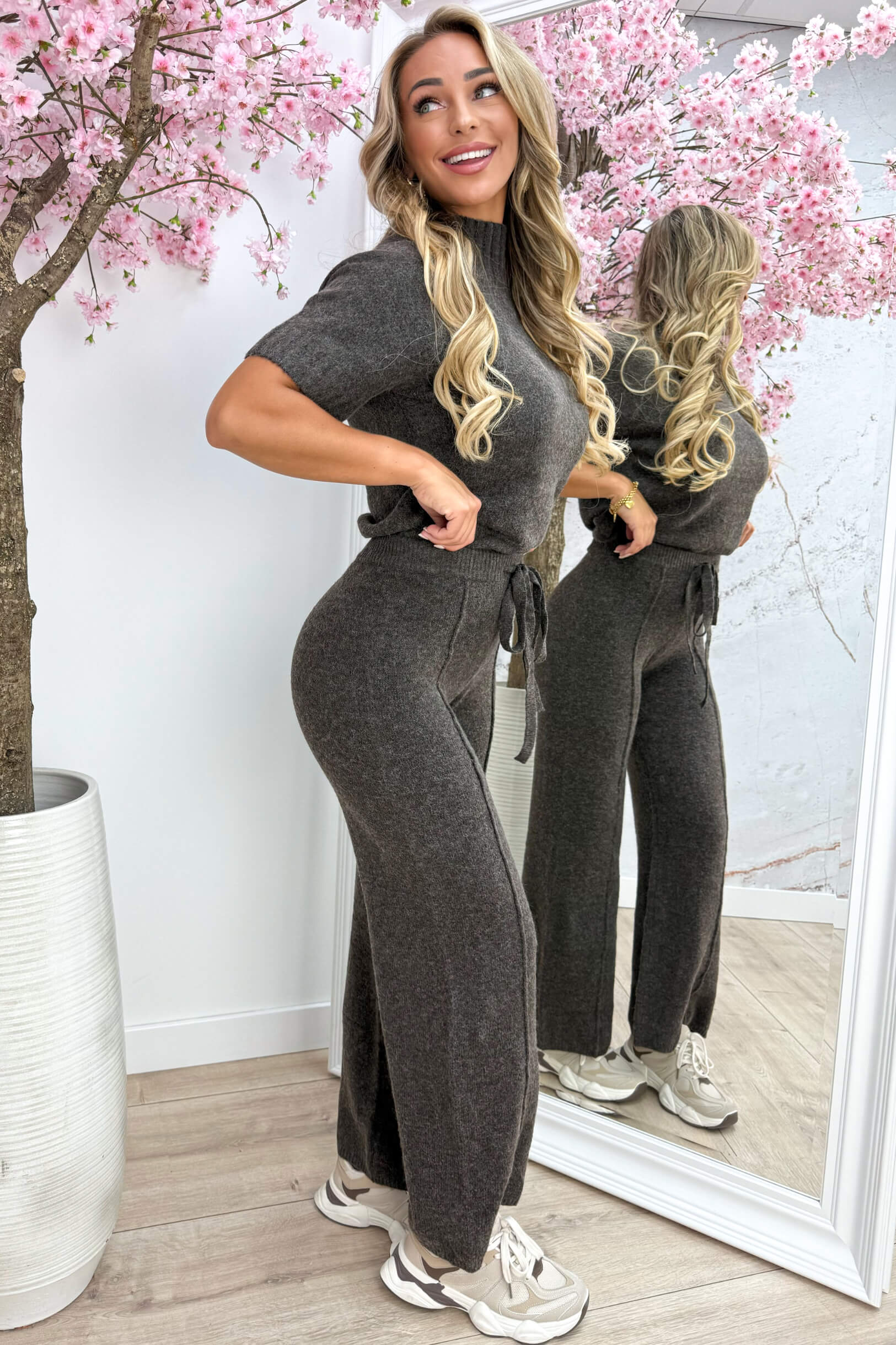 Knitted pants - Bruin