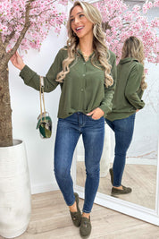 The perfect basic blouse - Army