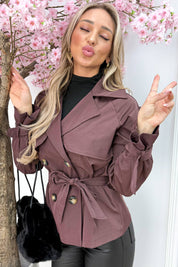 On trench trenchcoat - Bordeaux
