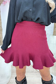 Flairy skirt - Bordeaux