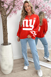 NY OVERSIED SWEATER - Orange