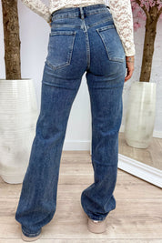 Wide leg extra length jeans T6320-9 - Jeans blue