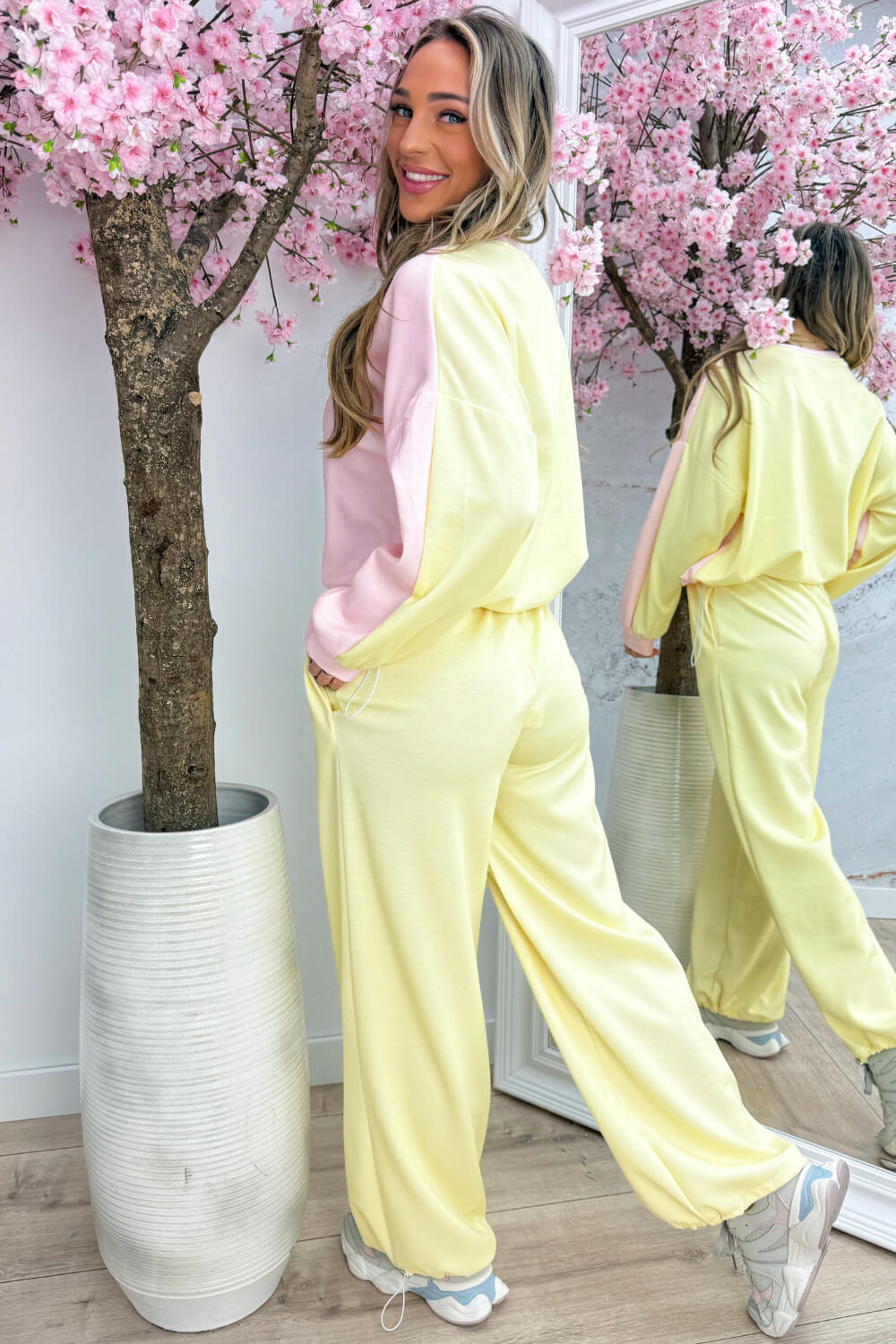 Millagro concept comfy co-ord - Geel