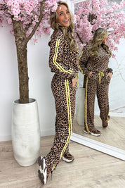 Wild stripe comfy co-ord - Geel