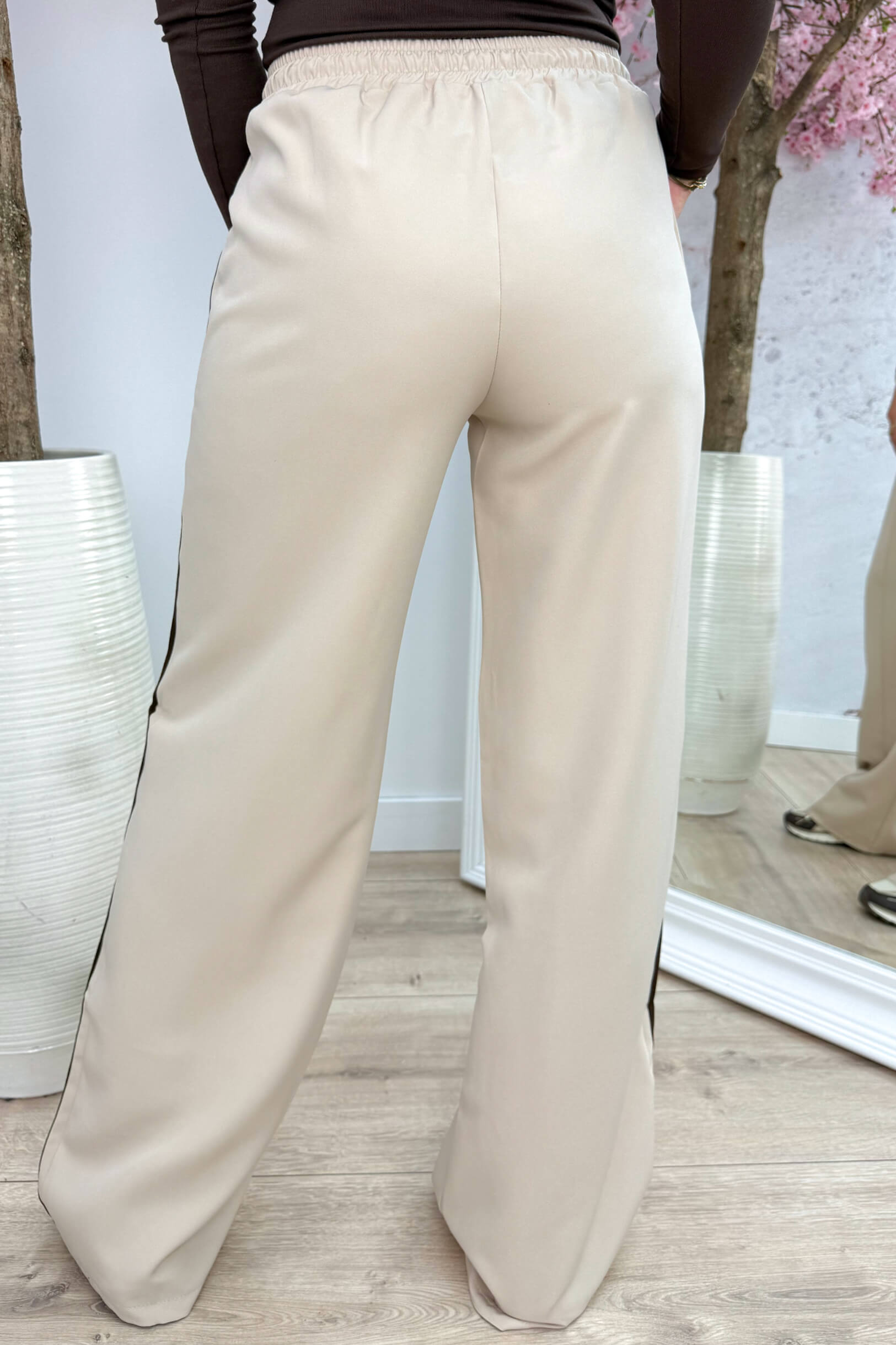 Always in style stripe pantalon - Beige