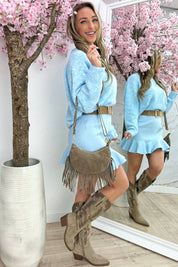 The perfect basic trui - Sky blue