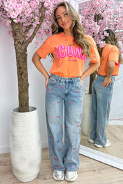 Iconic club T-shirt - Oranje