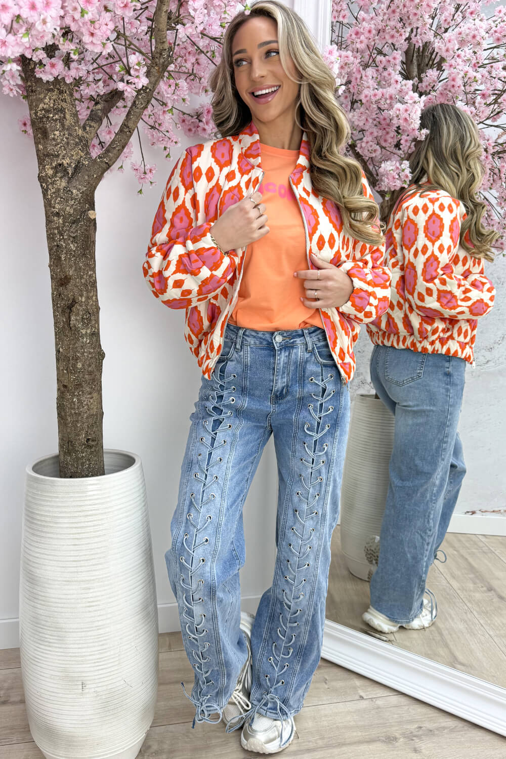 Aztec bomber - Oranje