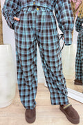 Check it twice pants - Sky blue