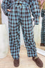 Check it twice pants - Sky blue