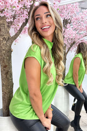 Poseerlo Top - Lime