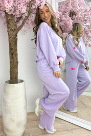 Embleem comfy co-ord - Lila