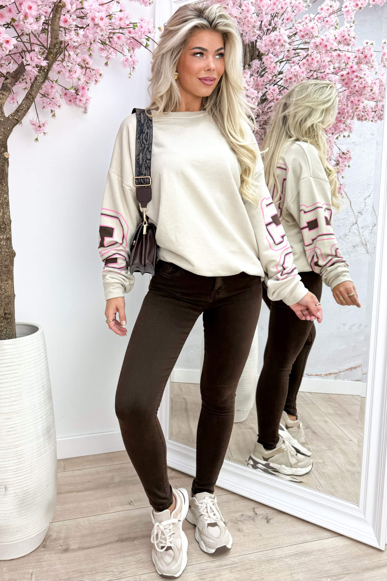 Chicago Oversized Sweater - Beige