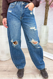 Full length balloon jeans - Jeans blue