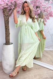 Hawaii beach dress - Mint