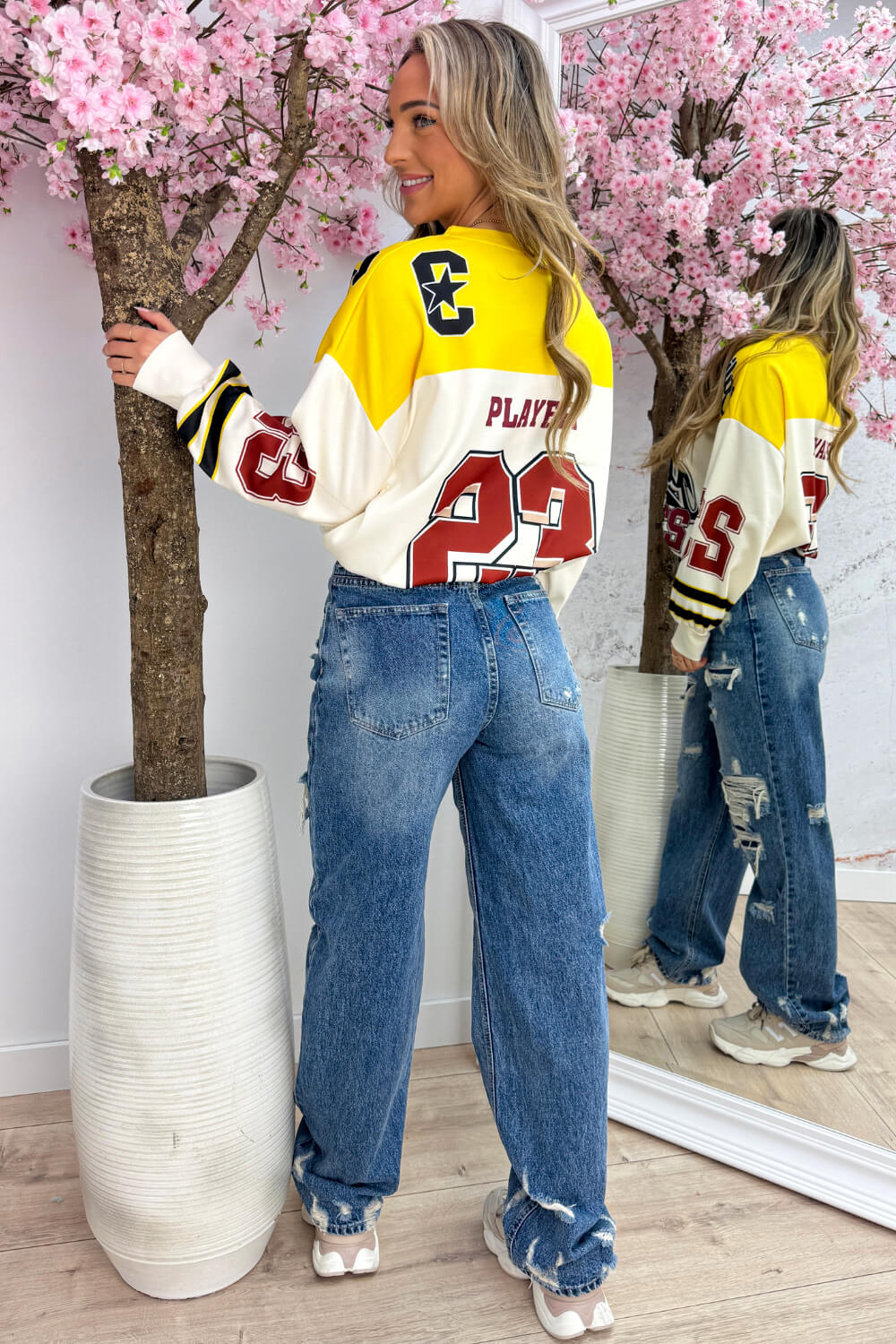 California 23 sweater - Geel