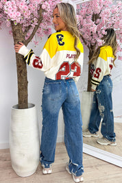 California 23 sweater - Geel