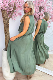 Alicante maxi dress - Army
