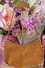 Chic stud bag - Camel