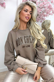 Sweater mon Cherie R50509 - Taupe