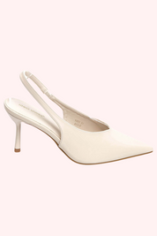 Glänzende Absätze - Beige