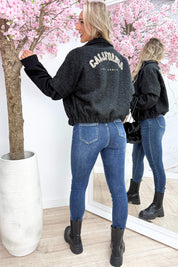 California paillet gilet - Zwart