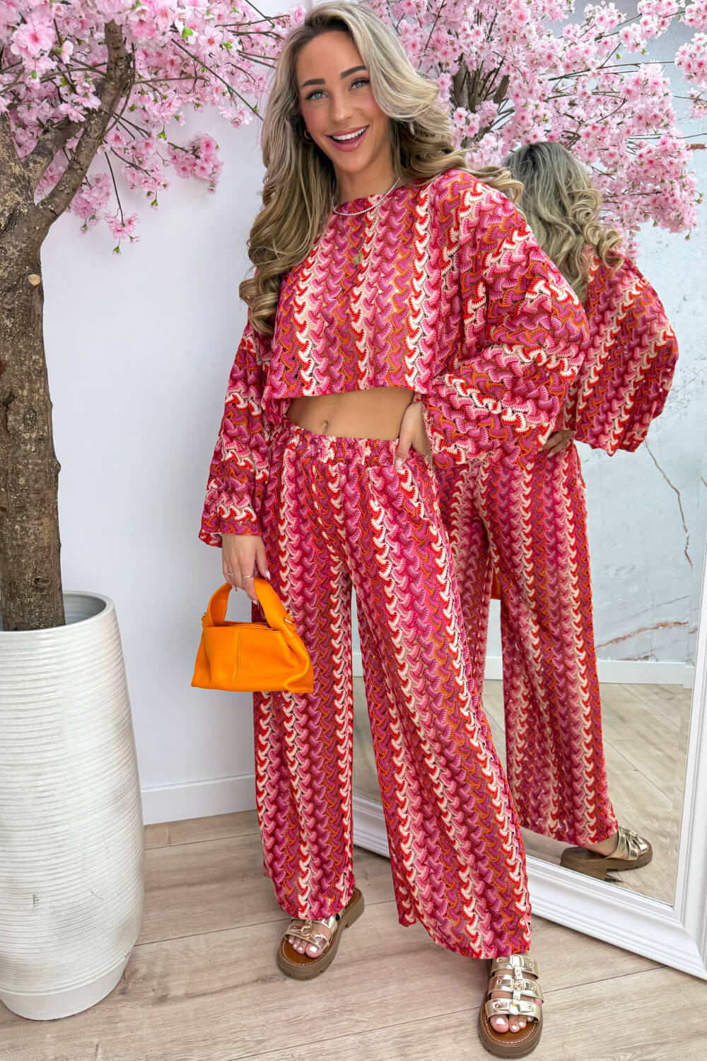 Isla bonita tropic co-ord - Fuchsia
