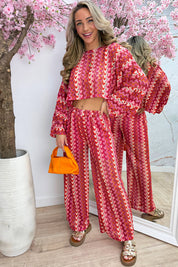 Isla bonita tropic co-ord - Fuchsia