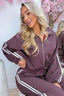 Check into style bomber - Bordeaux