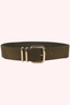 Suede crush belt - Army