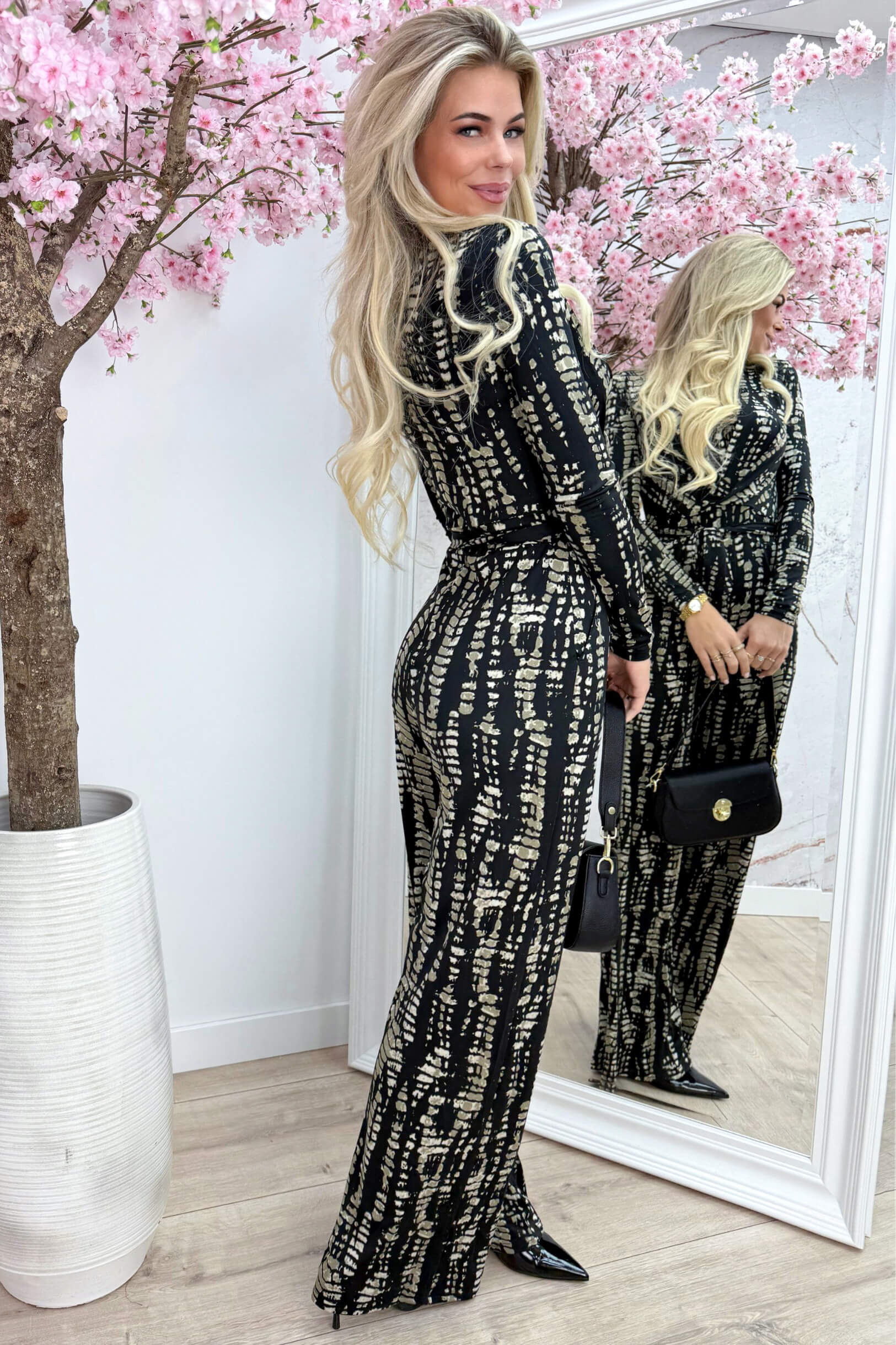 Mysterty travel jumpsuit - Zwart