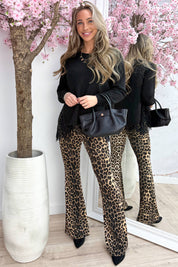 Twice as nice lace trui - Zwart